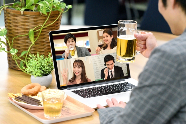 オンライン飲み会のやり方は?PCでのたくのみがおすすめの理由とは?